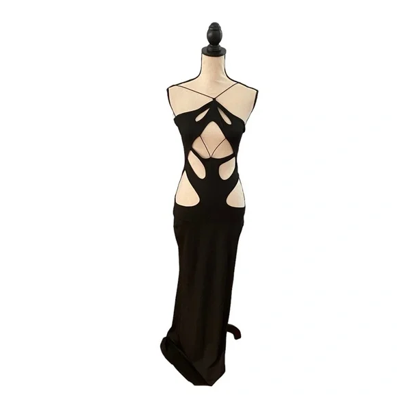 COPY - Multi Cut Out Maxi Dress - Picture 1 of 2